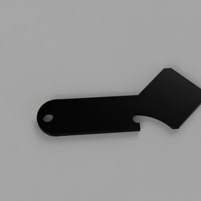 Móc khóa đa năng mở xe đẩy siêu thị và khui bia tiện lợi