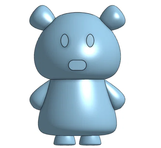 Mô hình 3D ống heo tiết kiệm hình chú gấu xinh xắn cho bé - Image 1