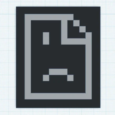 Mô hình trang trí The Reload logo phong cách Pixel Art ấn tượng
