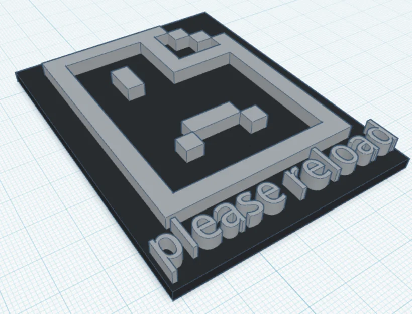 Mô hình trang trí The Reload logo phong cách Pixel Art ấn tượng - Image 5