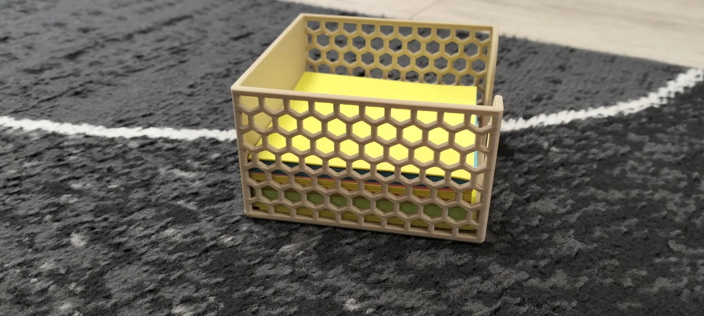 Khay đựng giấy ghi chú Post-it thiết kế tổ ong hiện đại - Image 4