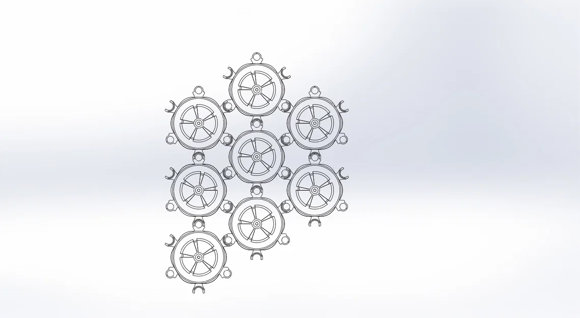 Chậu cây lắp ghép (Interlocking Flower Pots) - Image 2