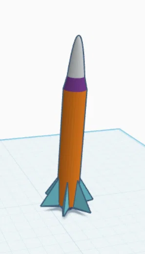 Mô hình tên lửa trang trí 3D độc đáo dành cho người yêu vũ trụ - Image 1