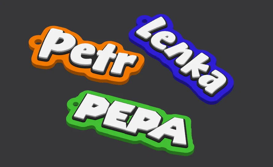 Móc khóa tên tùy chỉnh - Image 1