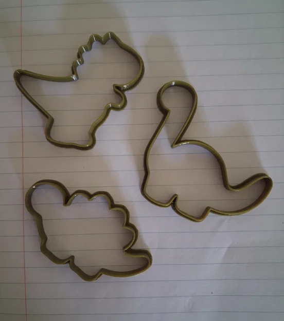 Khuôn Cắt Bánh Hình Khủng Long (Dạng Khung Viền) - Image 1