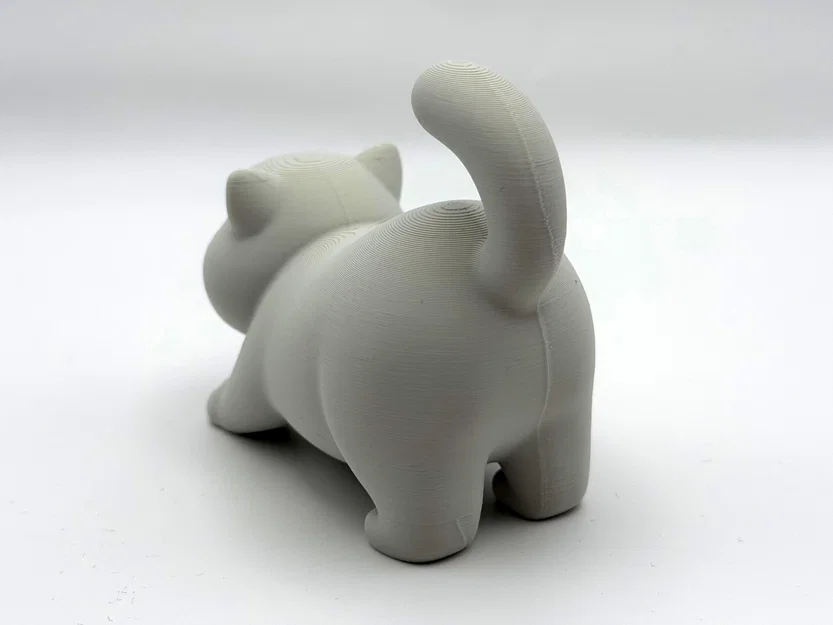 Mèo Mập Ngáp Ngủ - Mô Hình 3D Dễ Thương - Image 4