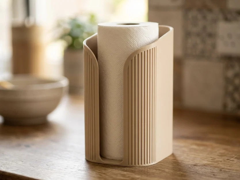 Giá đỡ khăn giấy 3D phong cách Japandi hiện đại - Image 1