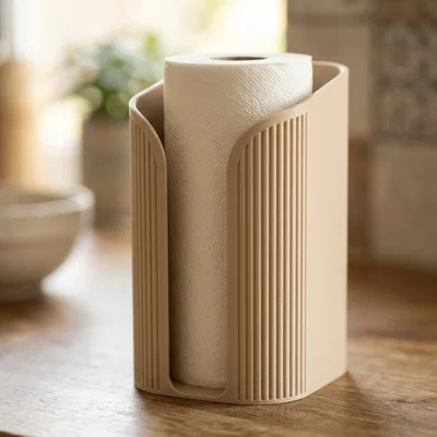 Giá đỡ khăn giấy 3D phong cách Japandi hiện đại