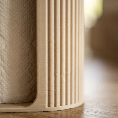 Giá đỡ khăn giấy 3D phong cách Japandi hiện đại