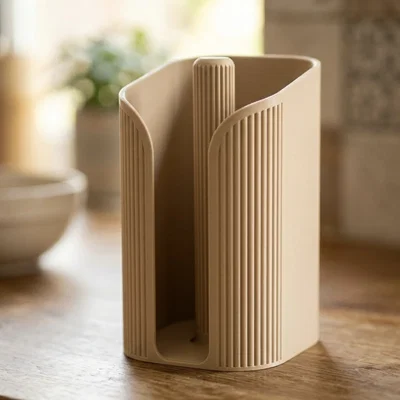 Giá đỡ khăn giấy 3D phong cách Japandi hiện đại