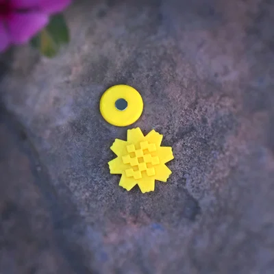 Ghim Cài Áo Nam Châm Hình Hoa Arfaj