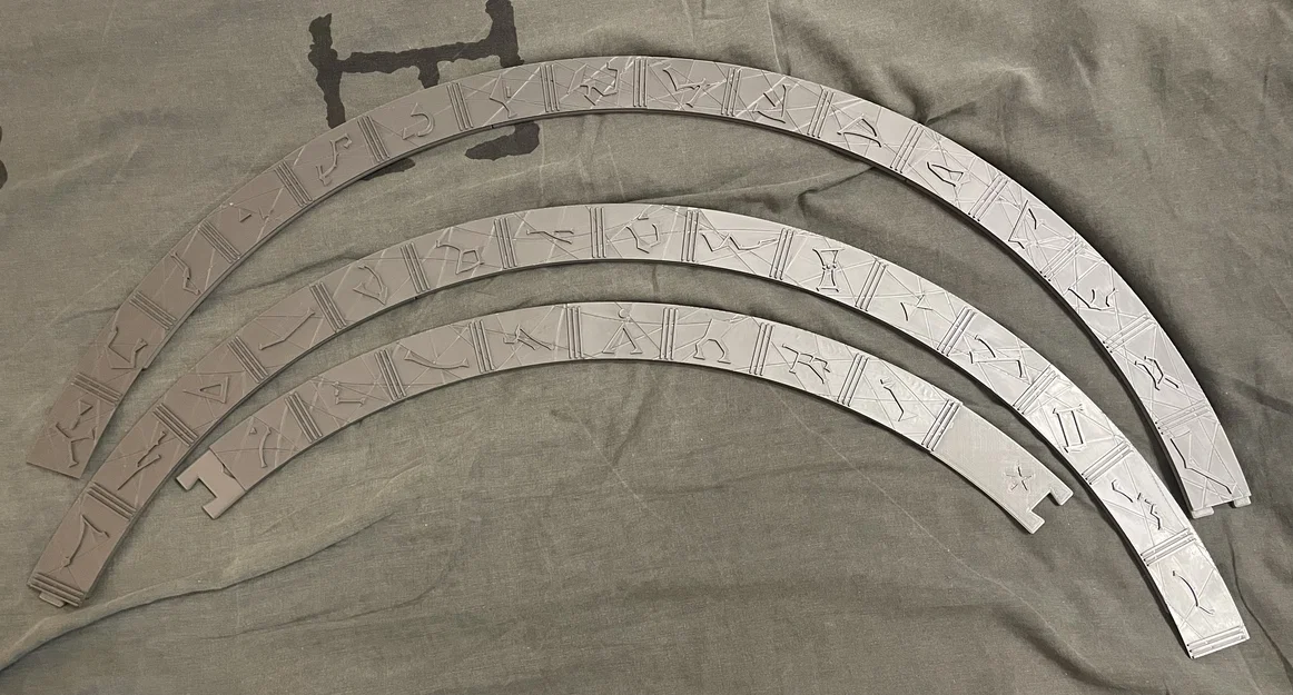 Bộ ký hiệu thay thế cực chi tiết cho mô hình Stargate 80cm - Image 4