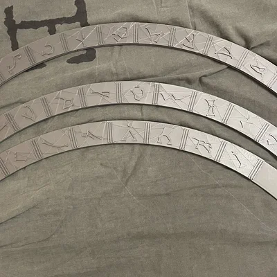 Bộ ký hiệu thay thế cực chi tiết cho mô hình Stargate 80cm