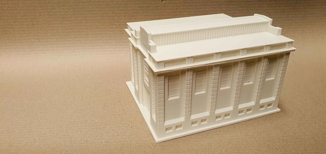 Mô hình Nhà kho Công nghiệp Tân cổ điển - Image 2