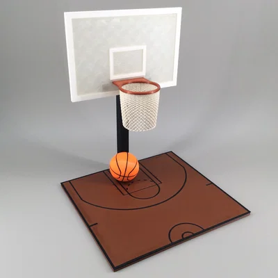 Sân Bóng Rổ (Basketball Court) - Mô hình in 3D