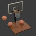Sân Bóng Rổ (Basketball Court) - Mô hình in 3D - Thumbnail 2