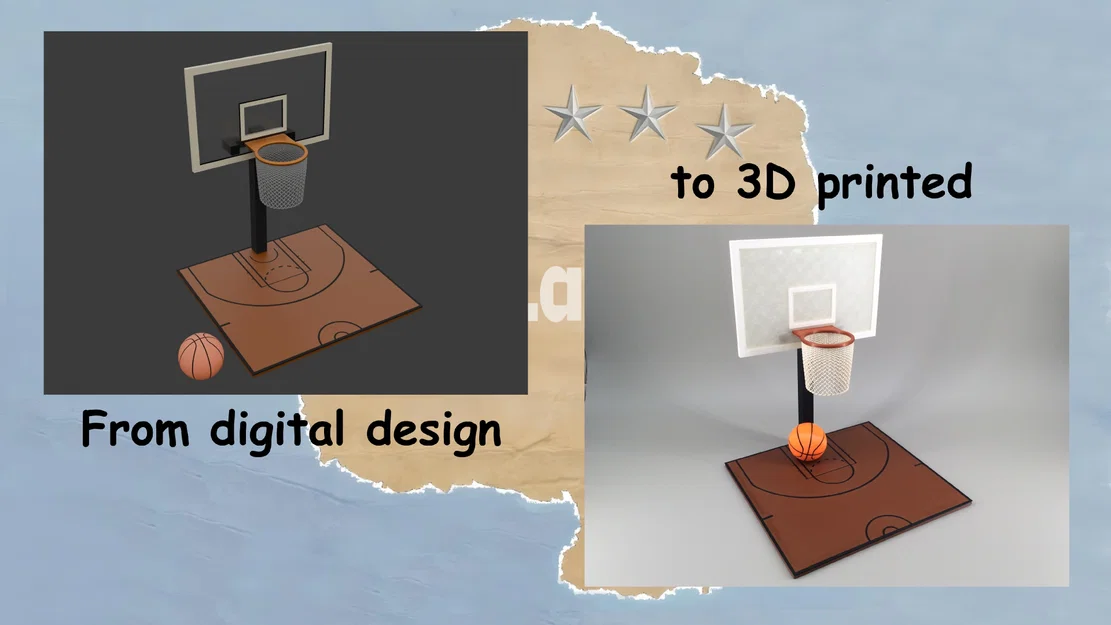 Sân Bóng Rổ (Basketball Court) - Mô hình in 3D - Image 3