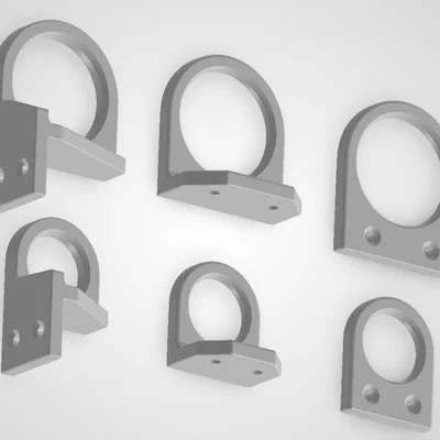 Bộ khuyên dẫn dây điện (Wire Routing Rings) in 3D gọn gàng tiện lợi