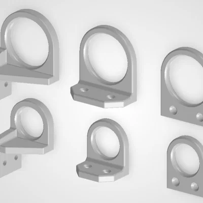 Bộ khuyên dẫn dây điện (Wire Routing Rings) in 3D gọn gàng tiện lợi