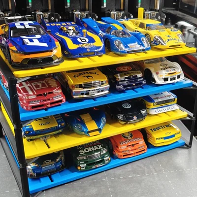 Kệ để xe mô hình (Slot car) dạng Parking Garage