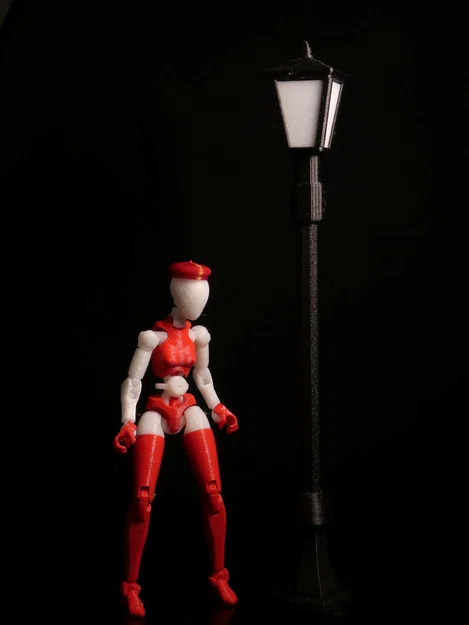 Mô hình cột đèn đường 1:10 trang trí sa bàn siêu sắc nét - Image 3