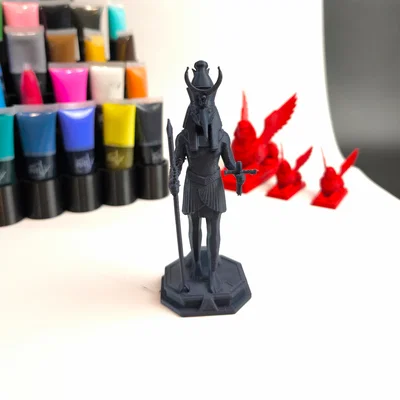 Thần Ai Cập Thoth - Mô hình 3D chi tiết