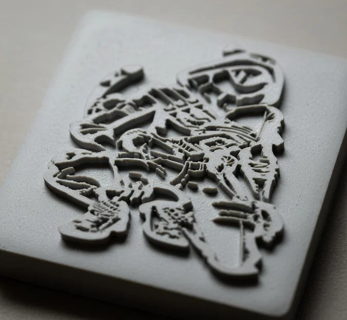 Keycap hình mèo cách điệu - Mẫu in 3D độc đáo cho bàn phím cơ - Image 1