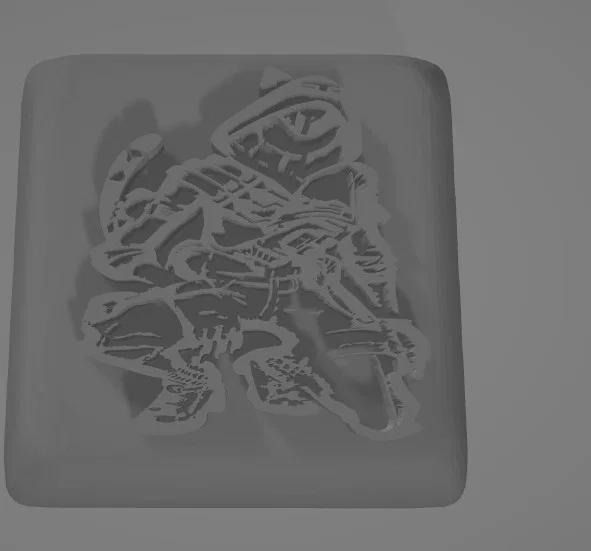 Keycap hình mèo cách điệu - Mẫu in 3D độc đáo cho bàn phím cơ - Image 2