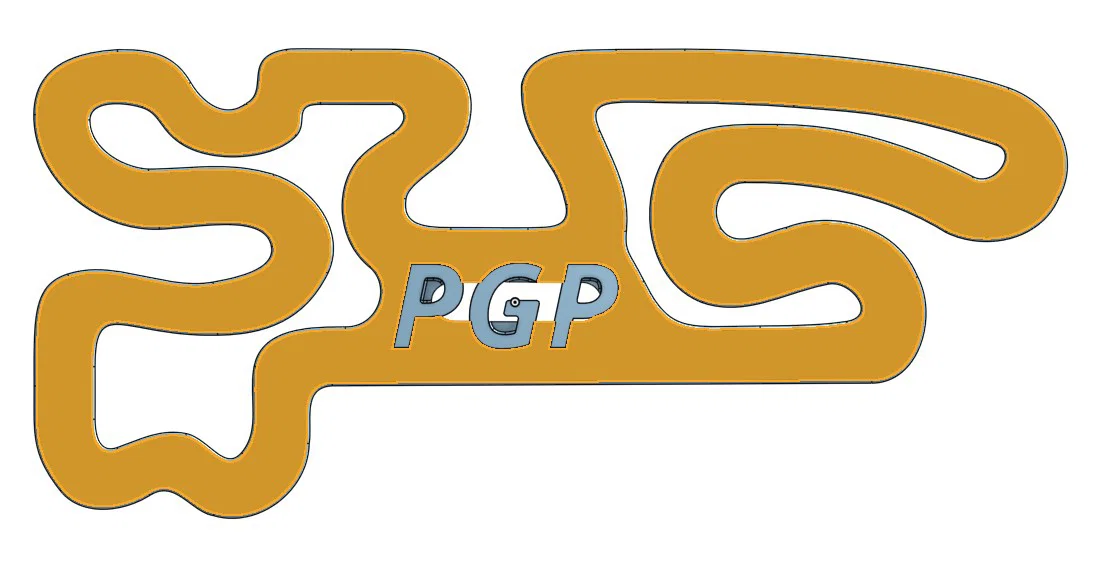 Móc khóa đường đua karting Pacific Raceways PGP Motorsports Park - Image 1