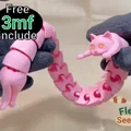 Mô hình mèo cử động linh hoạt (Flexible Cat) - File in 3D cực đáng yêu - Thumbnail 4