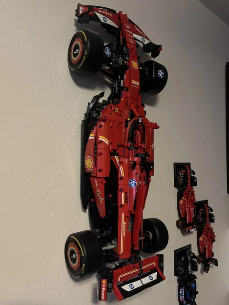 Giá treo tường 3D cho mô hình LEGO Ferrari Formula 1 cực chắc chắn - Image 1