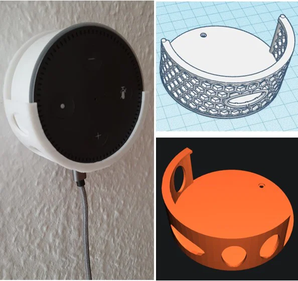 Giá treo tường thông minh cho loa Alexa Echo Dot thế hệ 1 - Image 1