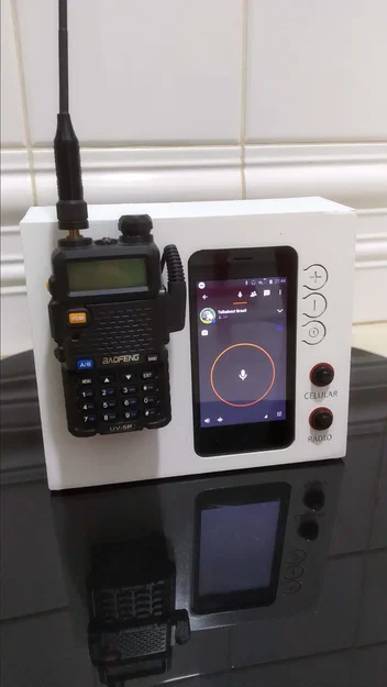 Đế tản nhiệt và cố định cho bộ đàm Baofeng UV5R (Có hỗ trợ quạt 4010) - Image 1