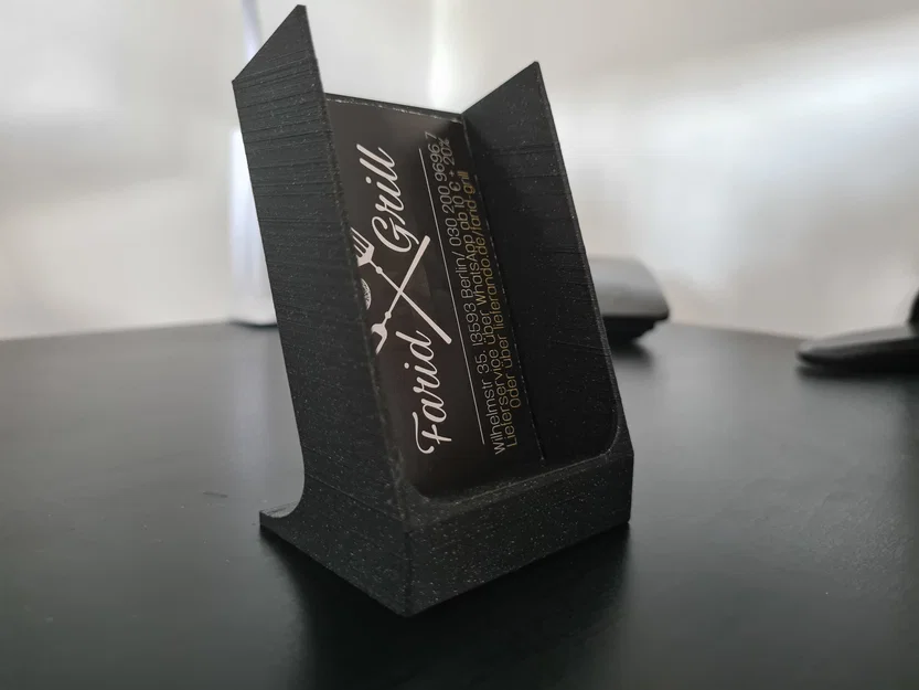 Giá đỡ danh thiếp 3D tối giản - Phụ kiện văn phòng chuyên nghiệp - Image 1