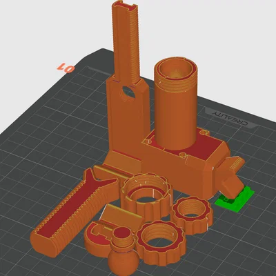 Giá đỡ điện thoại gắn tựa đầu ghế sau xe hơi - Phụ kiện in 3D hữu ích