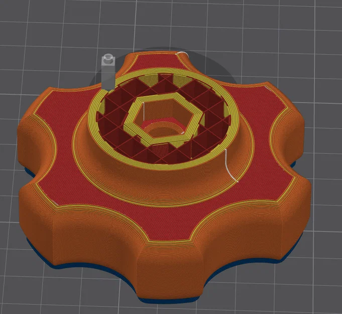 Tay Vặn Handle Nut 80mm M8 - Image 1