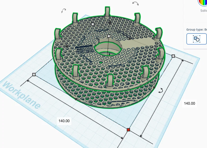 Móc treo chìa khóa từ cuộn spool Prusa - Image 2