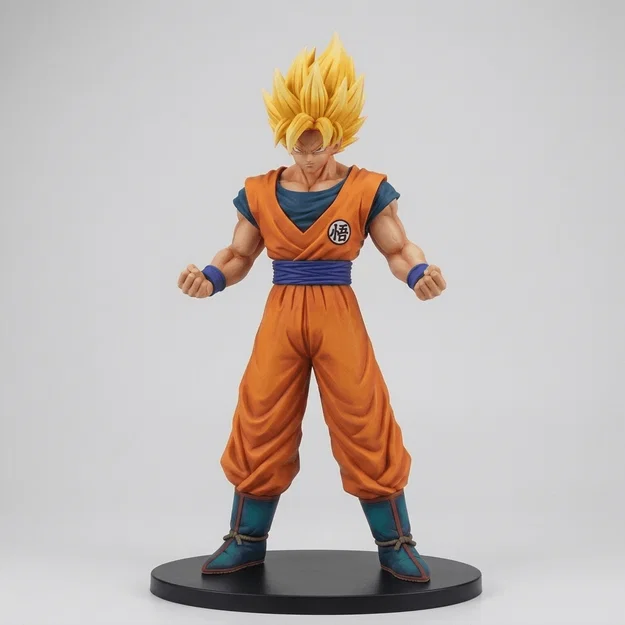 Mô hình 3D Goku Super Saiyan - Tượng nhân vật Dragon Ball Z ấn tượng - Image 1