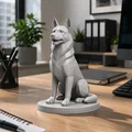 Tượng Chó Canh Giữ Low Poly – Mẫu In 3D Chất Lượng Cao - Thumbnail 1