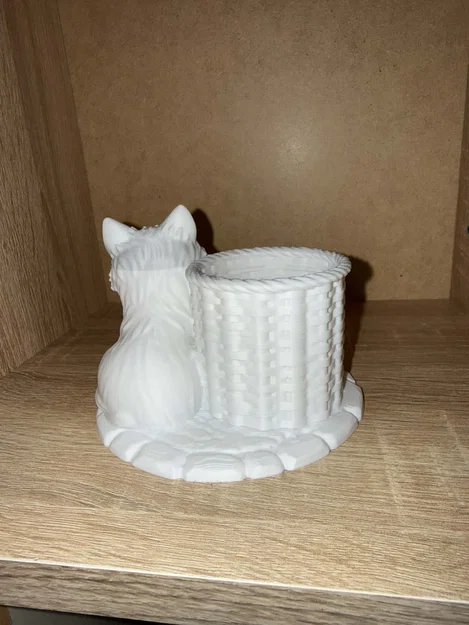 Ống Đựng Bút Mèo Con Dễ Thương – Vật Dụng Trang Trí Bàn Làm Việc - Image 2