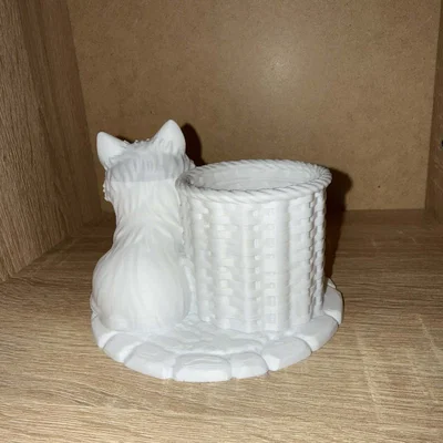 Ống Đựng Bút Mèo Con Dễ Thương – Vật Dụng Trang Trí Bàn Làm Việc