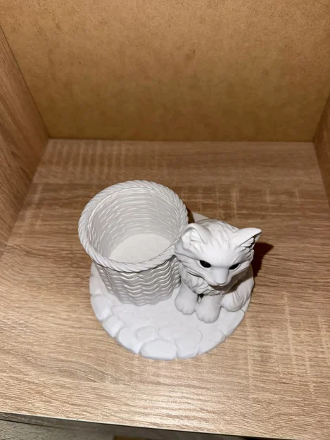 Ống Đựng Bút Mèo Con Dễ Thương – Vật Dụng Trang Trí Bàn Làm Việc - Image 3