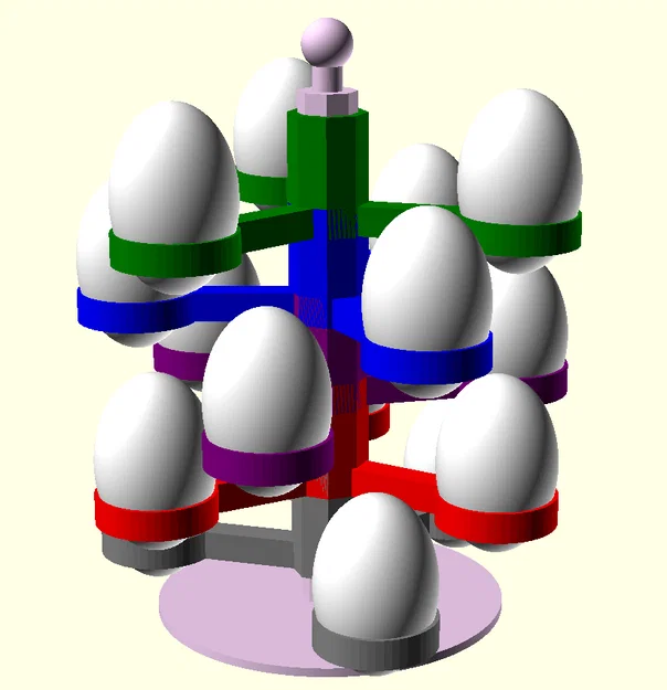 Giá đỡ trứng tùy chỉnh nhiều tầng - Image 2