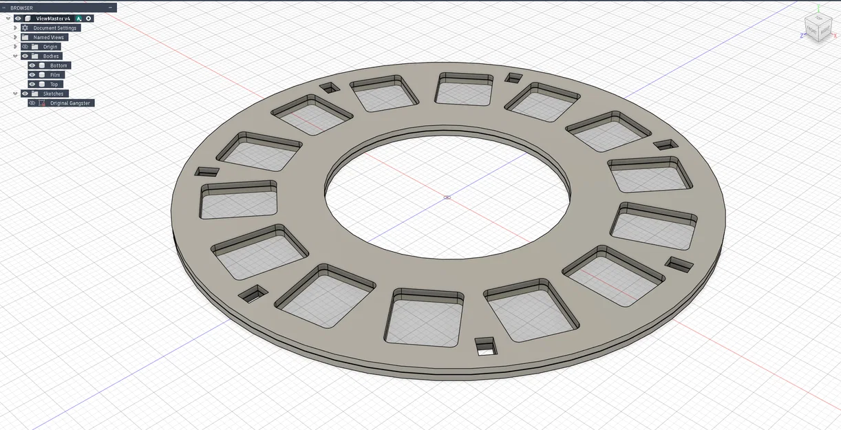 Đĩa trượt ViewMaster Wheel tự chế - Image 1