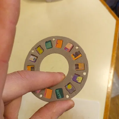 Đĩa trượt ViewMaster Wheel tự chế