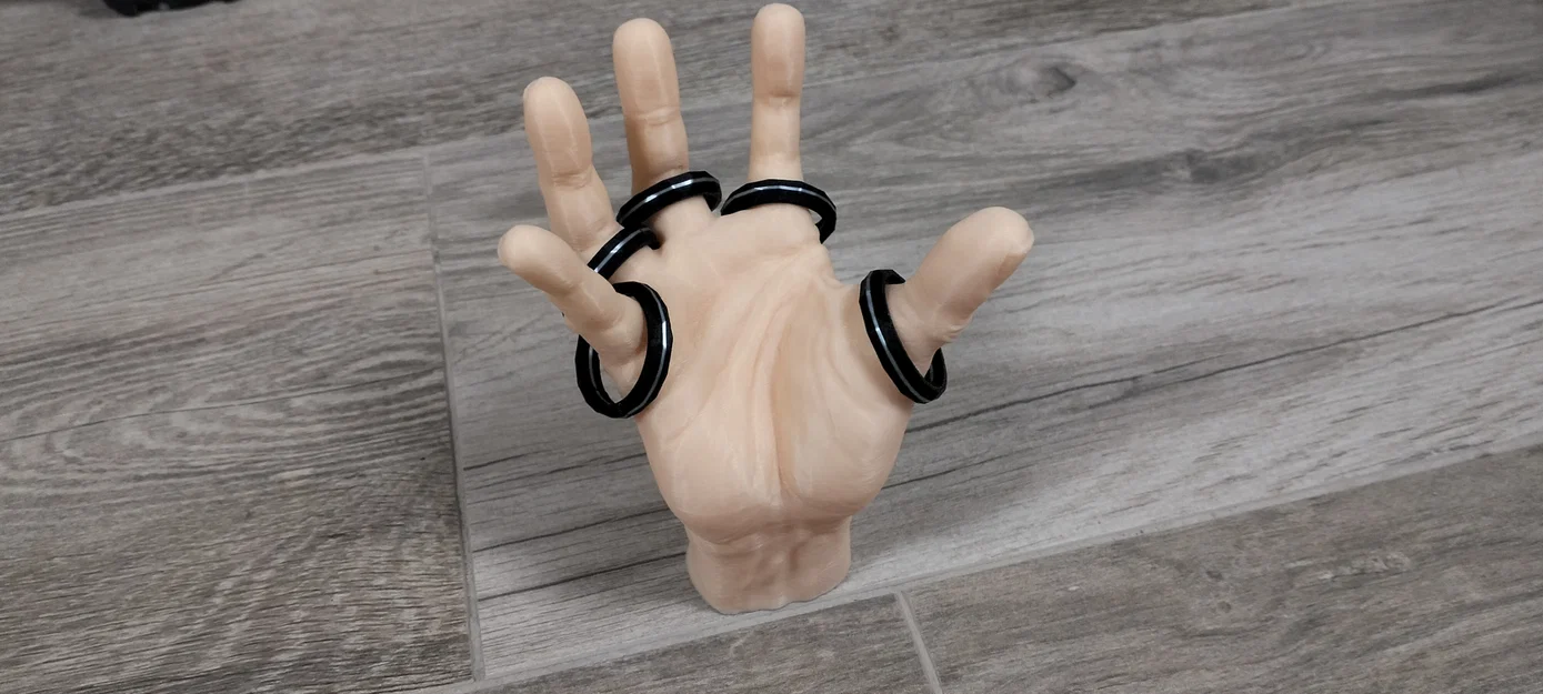 Nhẫn Low Poly thời trang - File in 3D cực chất - Image 4