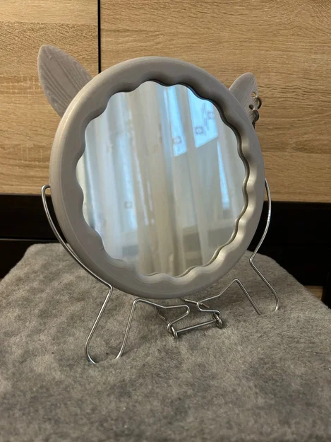 Khung gương để bàn hình tai mèo xinh xắn - File in 3D - Image 2