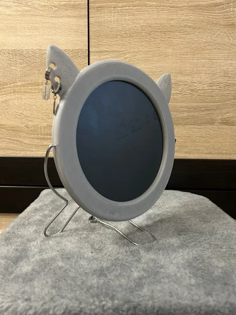 Khung gương để bàn hình tai mèo xinh xắn - File in 3D - Image 3