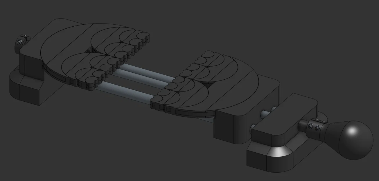 Mô hình Fractal Vise thu nhỏ hoạt động linh hoạt - Image 1
