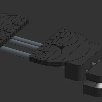 Mô hình Fractal Vise thu nhỏ hoạt động linh hoạt